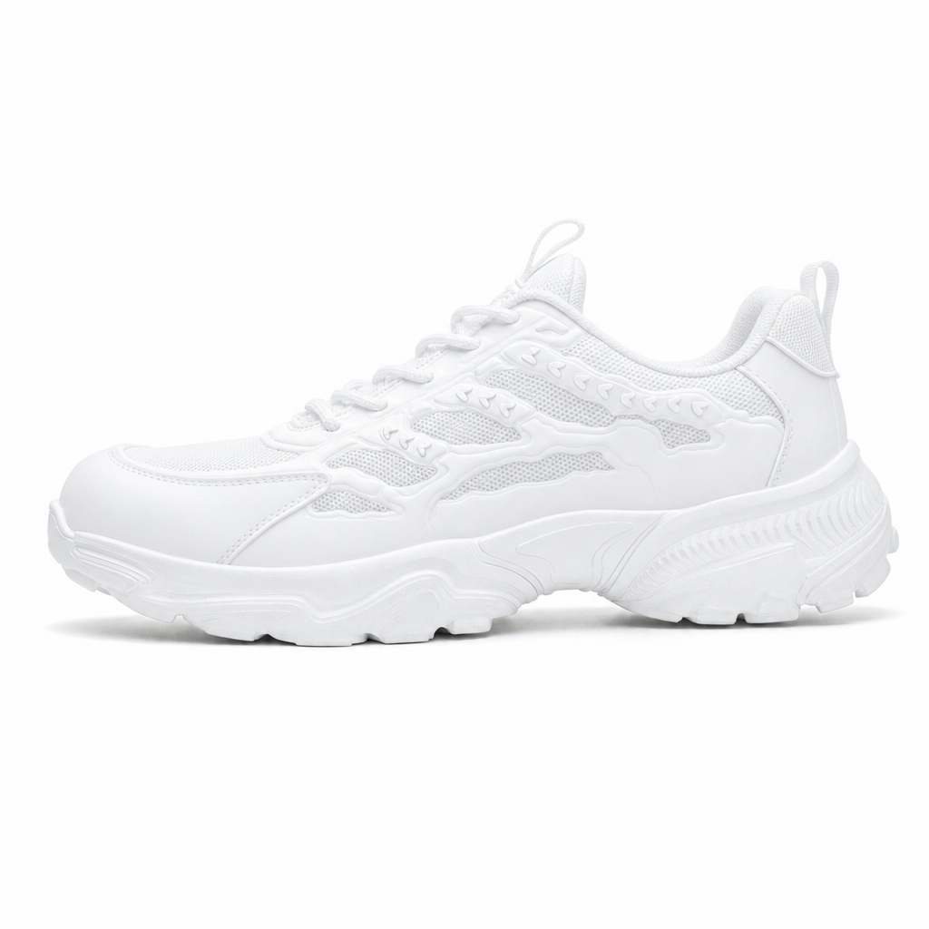 Werksneakers in wit
