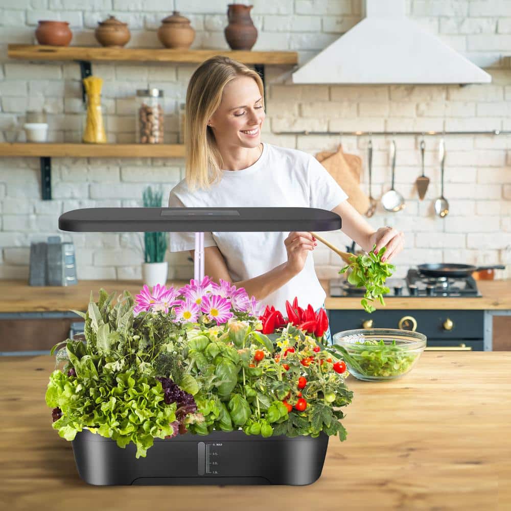 12-Pods Hydrocultuur Kweeksysteem – Slim Binnen Kweekstation met LED Groeilicht