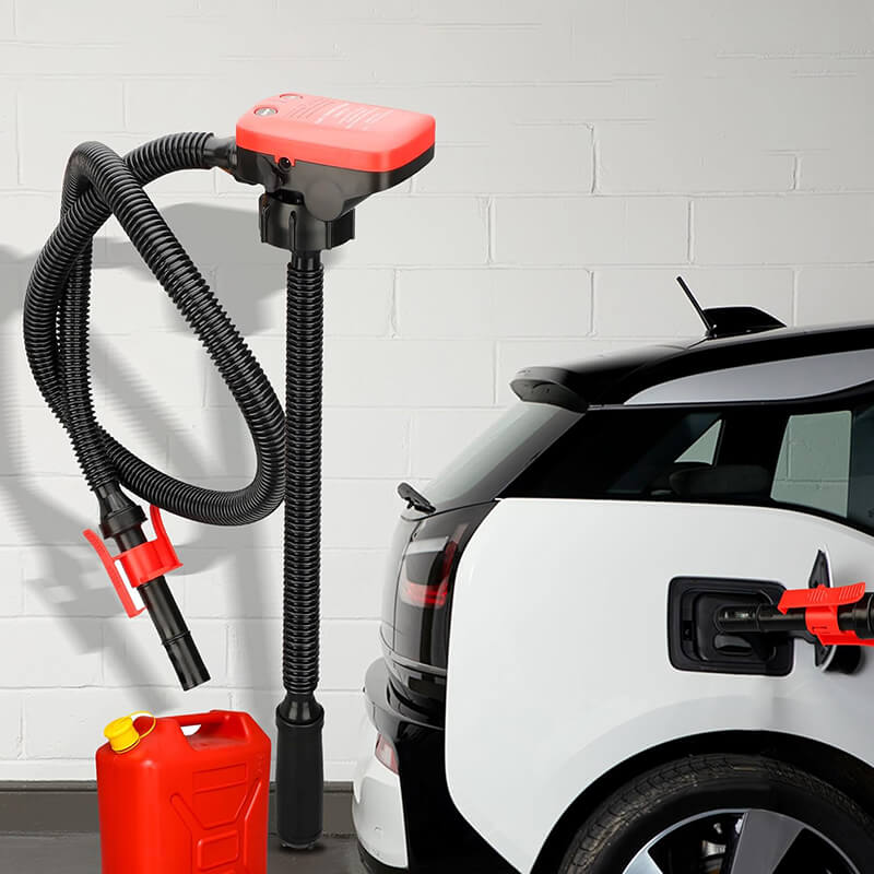 Elektrische Brandstofpomp voor Snel en Veilig Overpompen van Diesel Benzine en Olie Compact en Draagbaar voor Auto Tractor Boot en Werkplaats