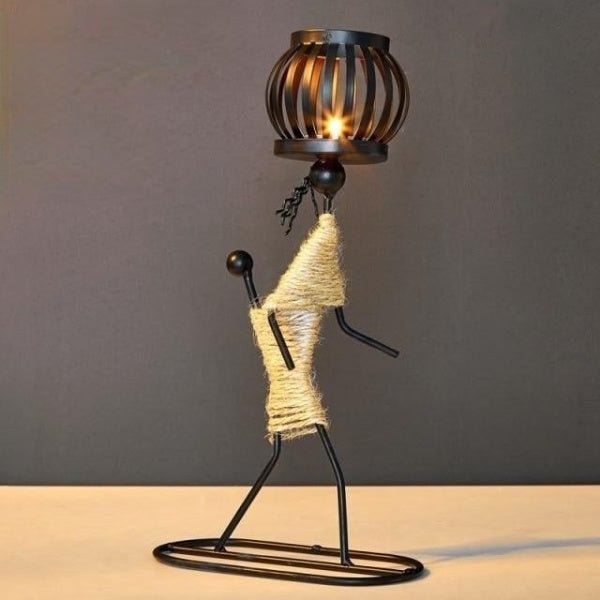 IJzeren Kaarshouder Ornament Voor Tafel En Dressoir
