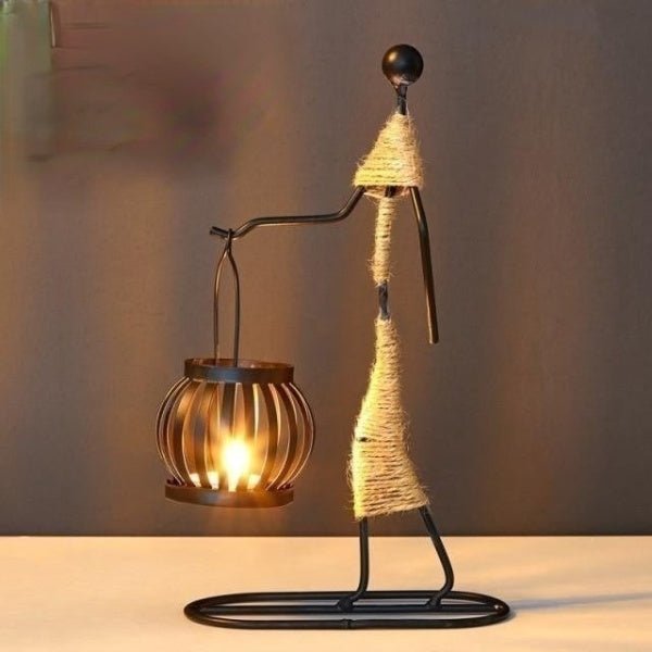 IJzeren Kaarshouder Ornament Voor Tafel En Dressoir