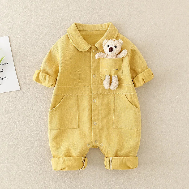 Mini Style | Comfortabel & Stijlvol - Denim Jumpsuit