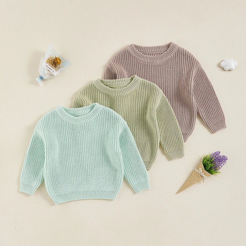 Mini Style | Zacht & Comfortabel - Gebreide Kinder Trui