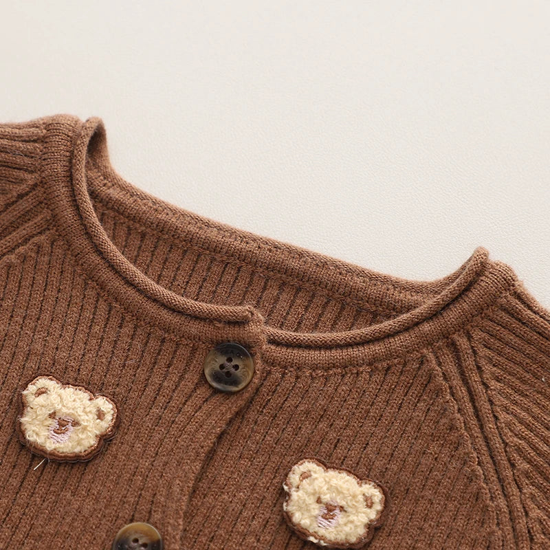 Mini Style | Tweedelige Winter Set met Beertjes
