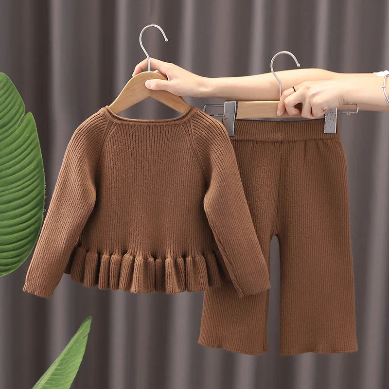 Mini Style | Tweedelige Winter Set met Beertjes