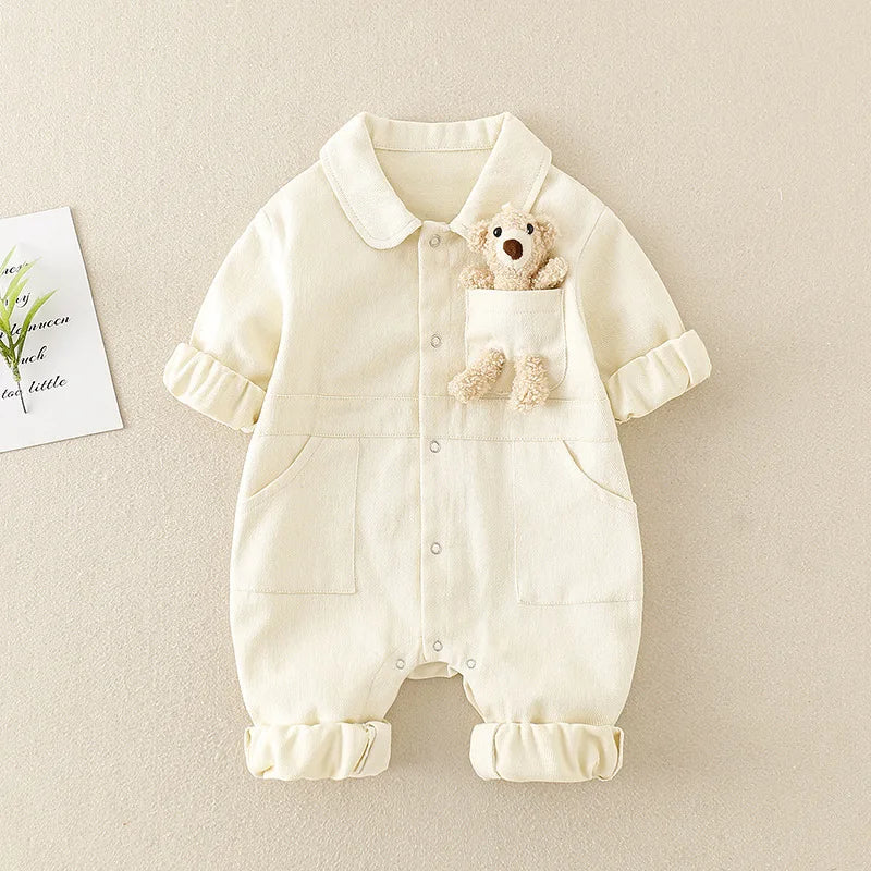 Mini Style | Comfortabel & Stijlvol - Denim Jumpsuit