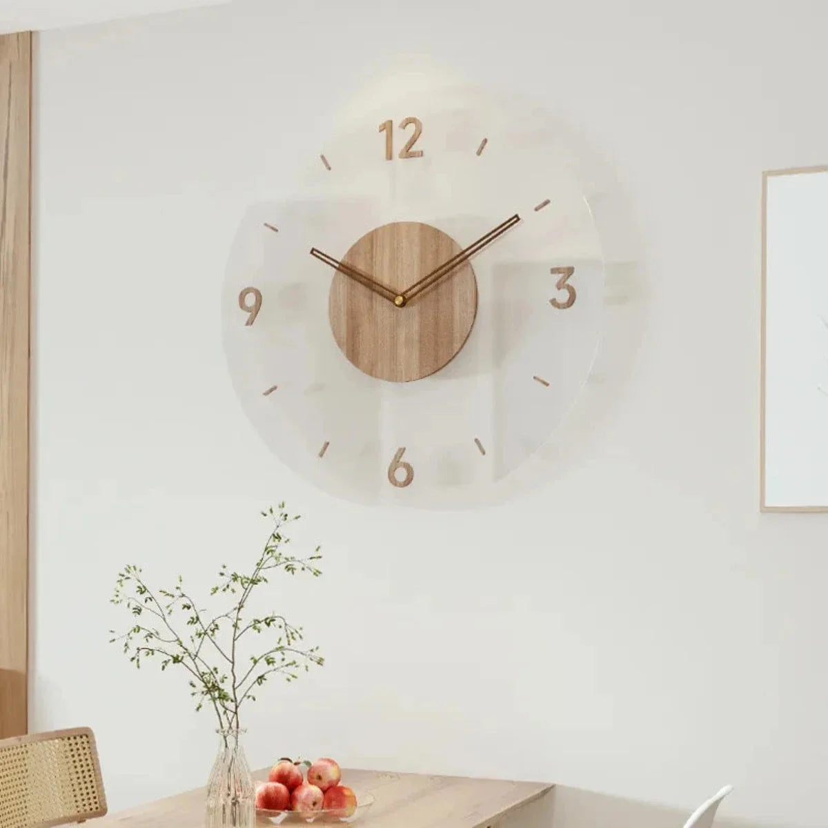 Nordic Glass Wandklok Yara