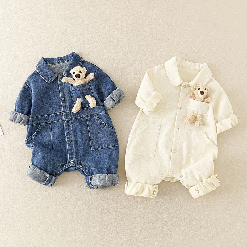 Mini Style | Comfortabel & Stijlvol - Denim Jumpsuit