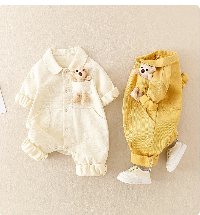 Mini Style | Comfortabel & Stijlvol - Denim Jumpsuit
