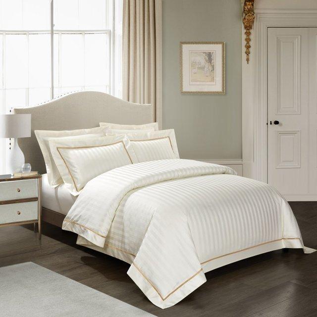 Serenity Cream Duvet Cover Set - Egyptian Cotton | Soft Egyptian Cotton - Neutral cream shade - Luxurious and breathable for everyday use