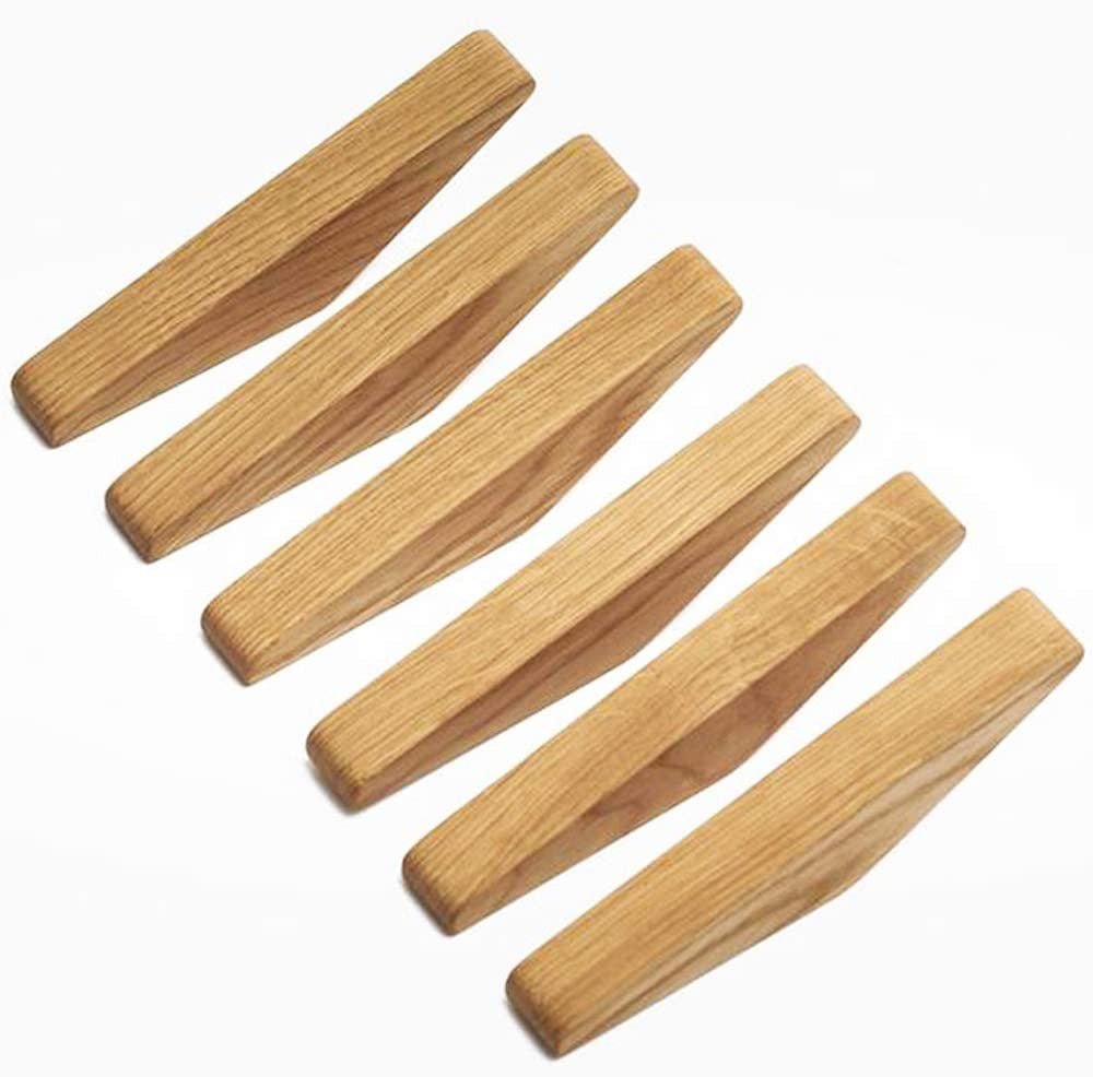 Kapstokhaken Set Van 6 - Wandhaak Hout