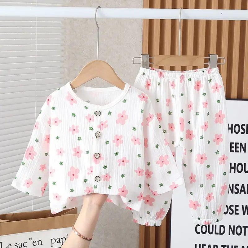 Mini Style | Luchtig Materiaal - Linnen Kleding Set
