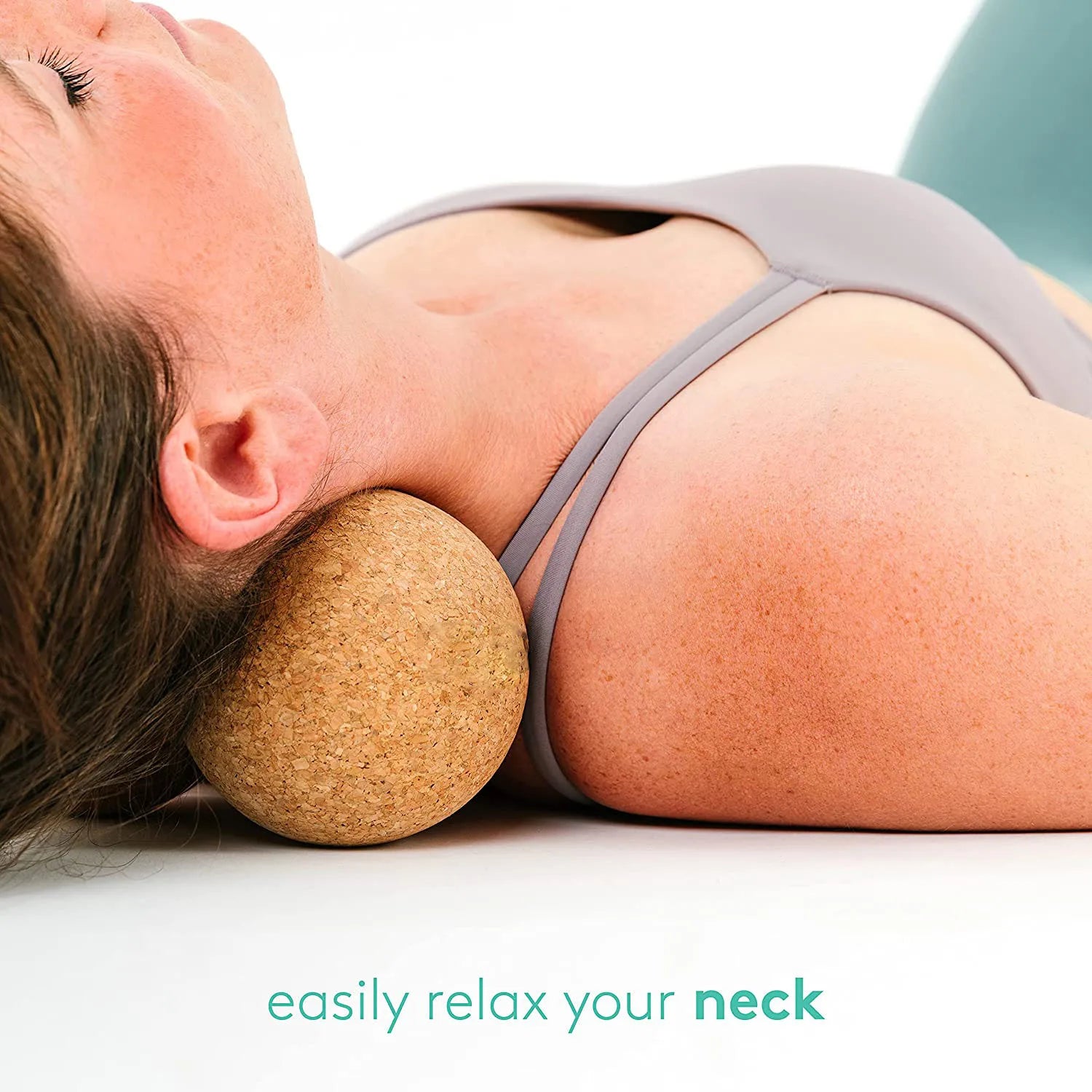 Peanuroll Massagebal | Voetmassage | Ontspannende voetroller van kurk voor spierherstel