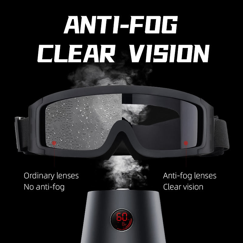 Anti-Fog en Fit Over Glasses Motorfietsbril