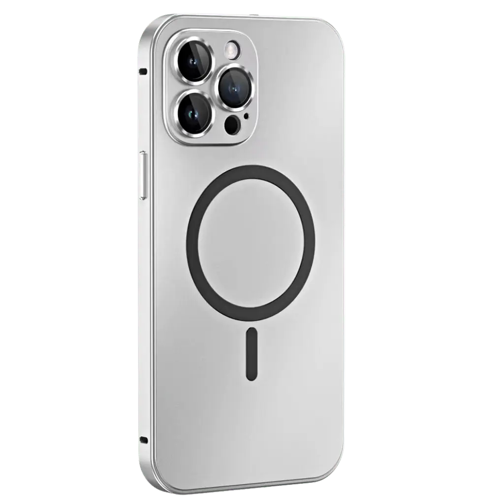 Magnetische Metalen Hoes voor iPhone - Strakke Bescherming met Stijl