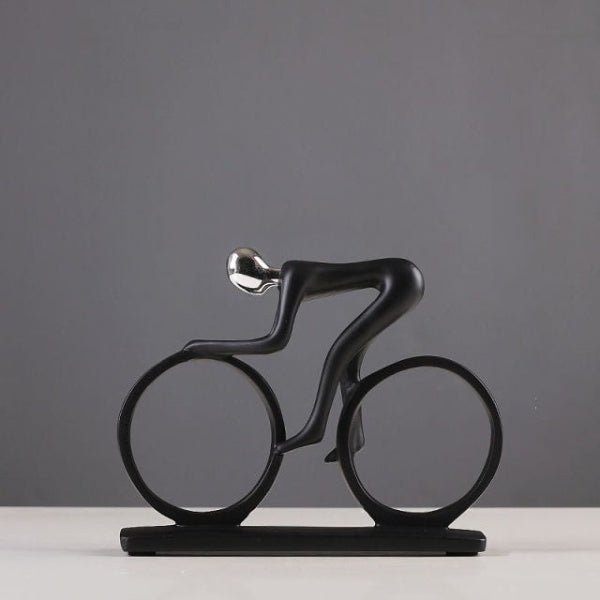Minimalistisch Sport Beeldje Van Resin – Moderne Sculptuur