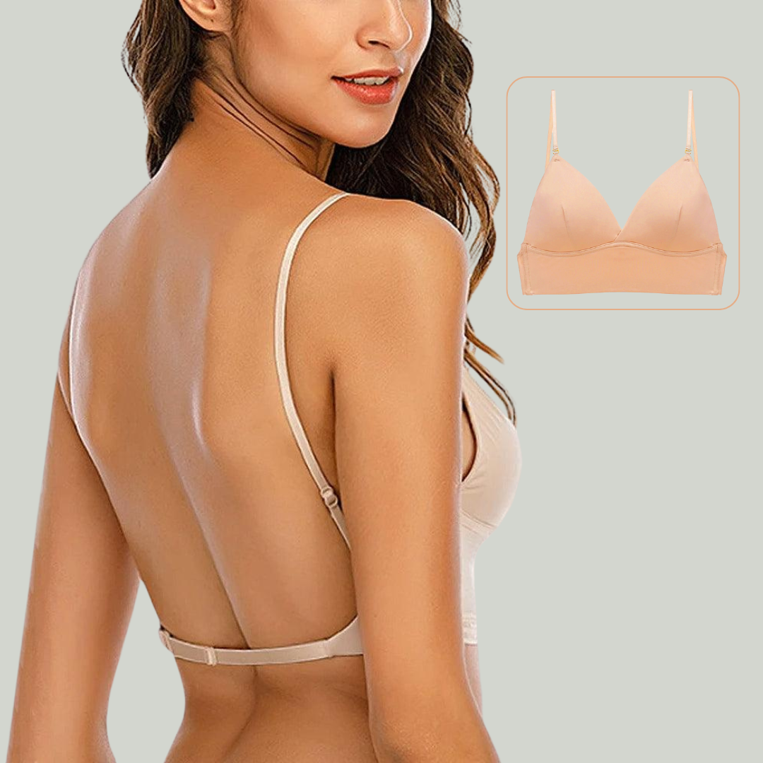 Strapless bh met lage rug - Premium stof, multi-way push-up bh met afneembare bandjes, lange bh for dames, antislip siliconen bh (Color : Beige, Size : 36/80 D Strapless bh met lage rug - Premium stof, multi-way push-up bh met afneembare bandjes, lange bh for dames, antislip siliconen bh (Color : Beige, Size : 36/80 D