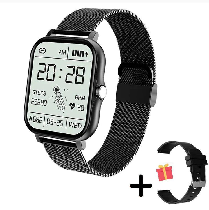 Smartwatch 24' | Stijlvolle Smartwatch - Ideaal voor Activiteiten en Gezondheid - Essential