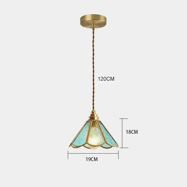 Klassieke Glas In Lood Hanglamp | Vintage Glas In Lood Hanglamp Messing Metaal LED E27 110-240V Levendige Kleuraccenten Tijdloze Vintage Stijl Elegante Afwerking Verlichting 5-10m²