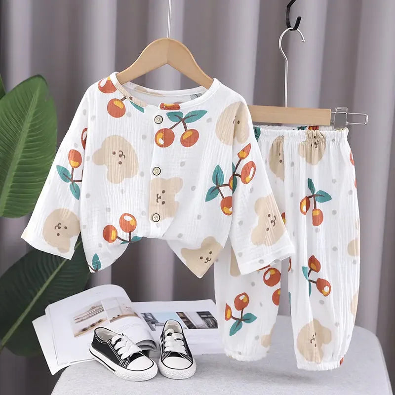 Mini Style | Luchtig Materiaal - Linnen Kleding Set