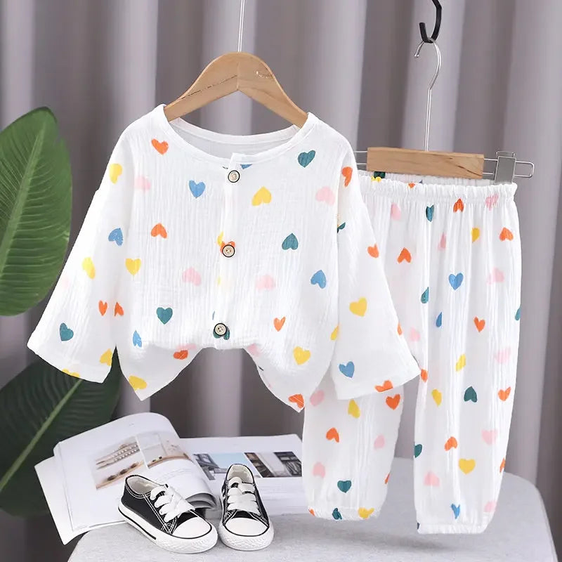Mini Style | Luchtig Materiaal - Linnen Kleding Set