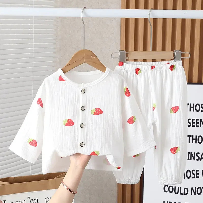 Mini Style | Luchtig Materiaal - Linnen Kleding Set