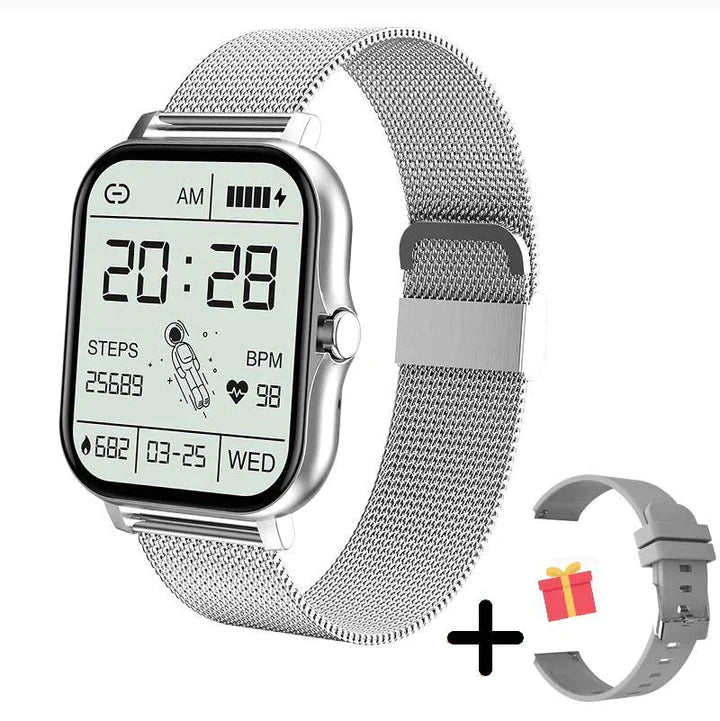 Smartwatch 24' | Stijlvolle Smartwatch - Ideaal voor Activiteiten en Gezondheid - Essential