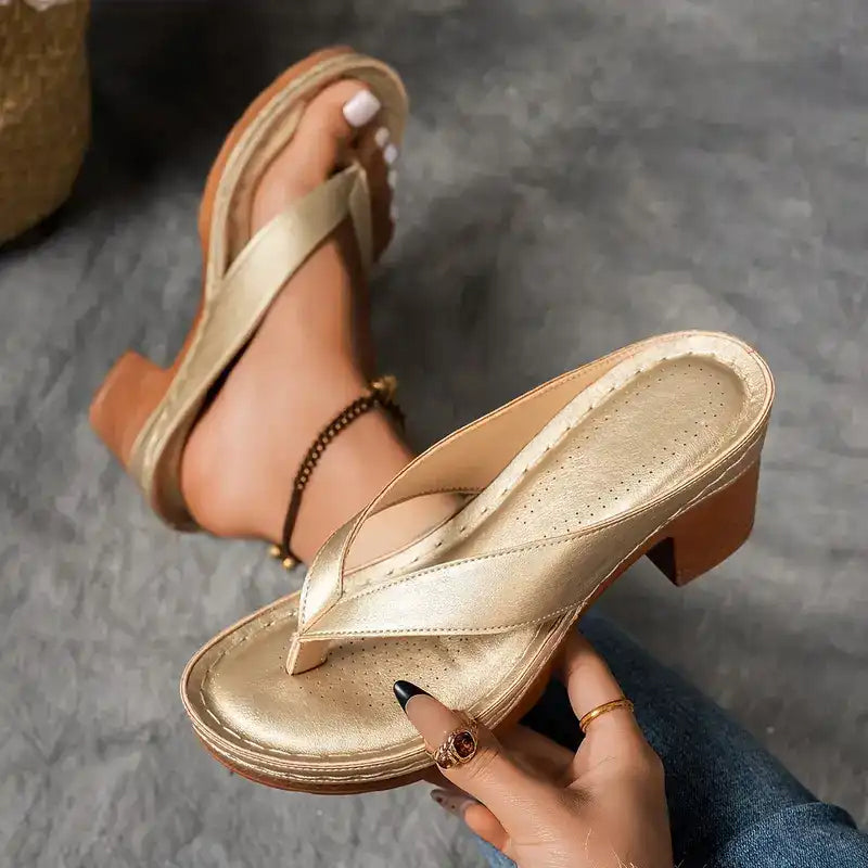 Sophia - Comfortabele en stijlvolle orthopedische sandalen met hoge hak