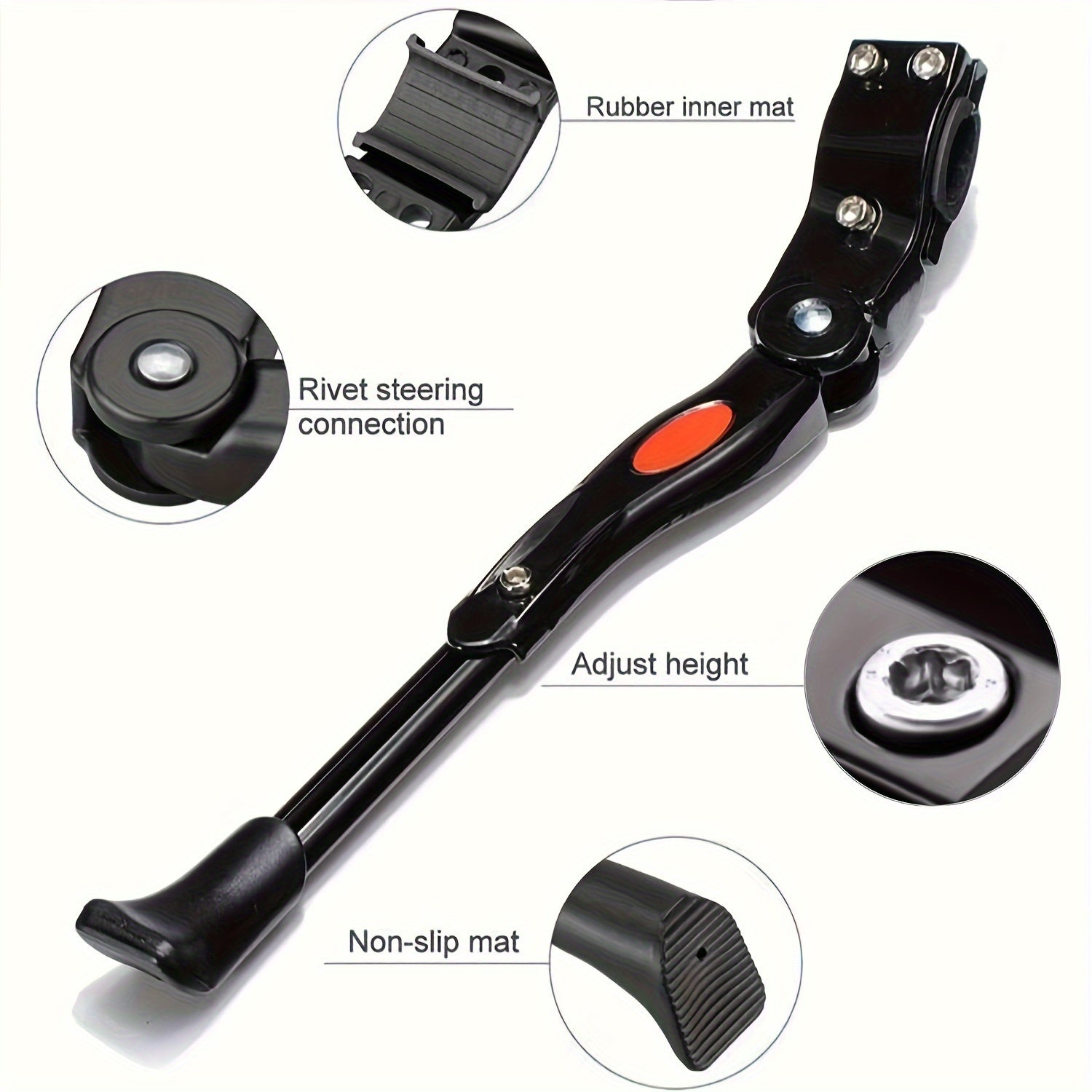 Verstelbare Fietsstandaard - Stevige Zijkickstand voor Fietsen