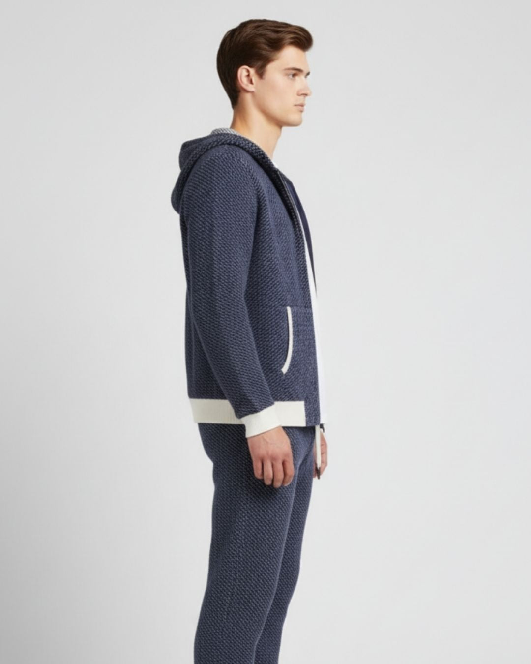 TQC - Merinowollen Full-Zip Hoodie Comfort Set