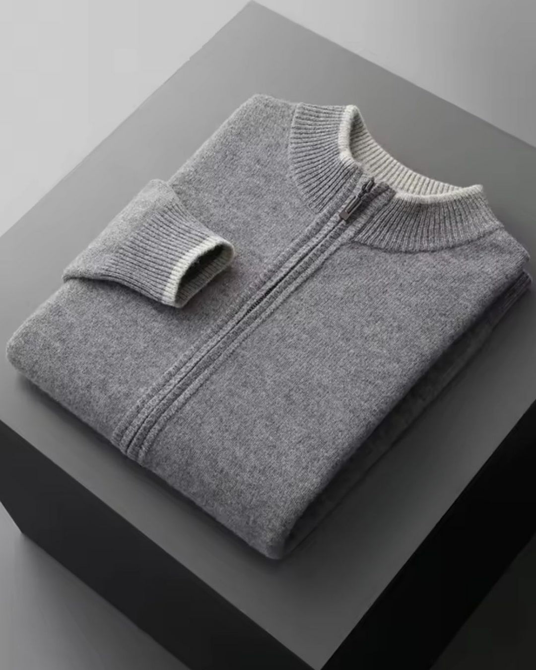 Merinowollen Comfort Set Two Tone - Grijs