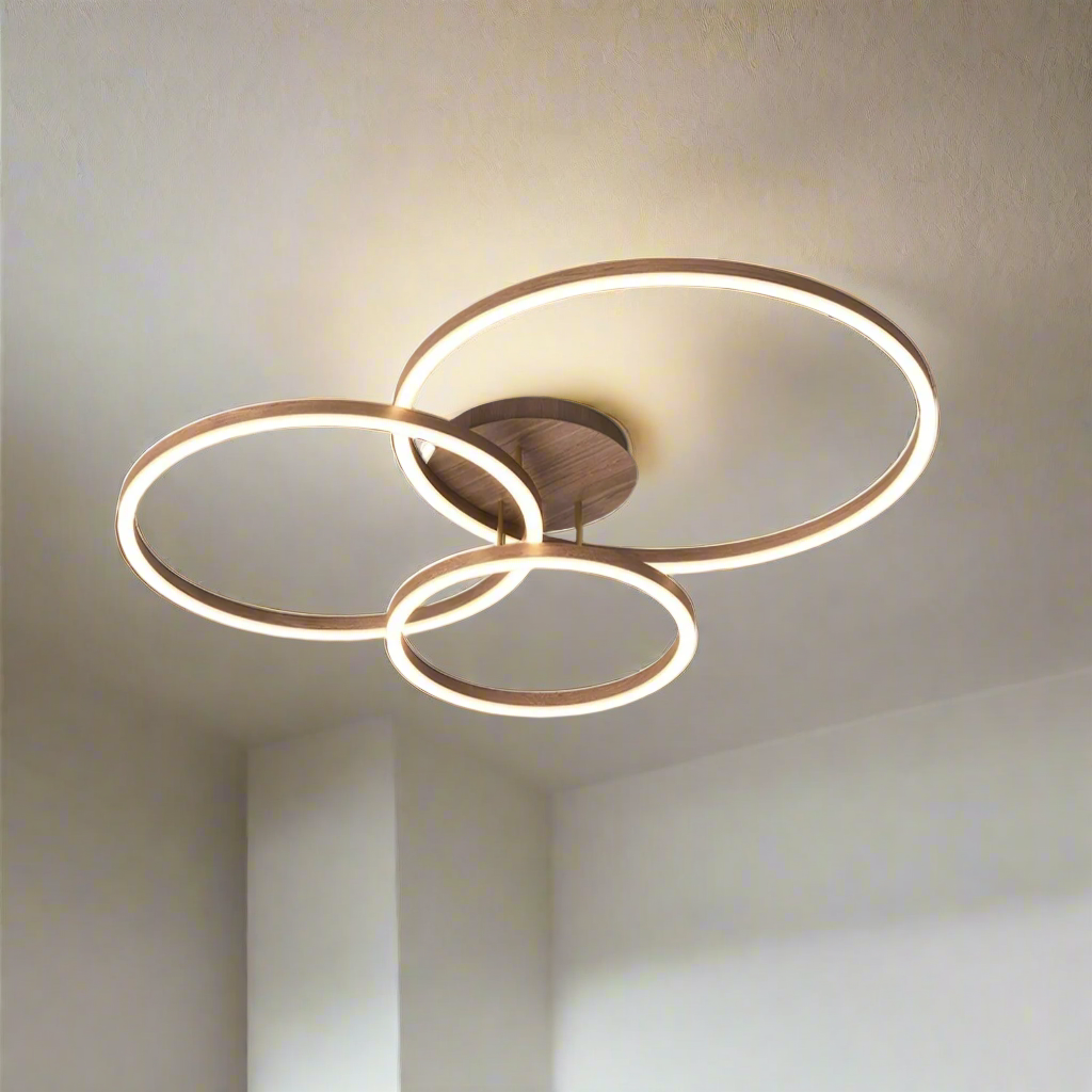 RingLuma | Energiezuinige LED plafondlamp | Elegant ringontwerp | Modern design | IJzer en acryl | AC 90-260V | Diverse afmetingen | Verfijnde sfeer voor elke kamer