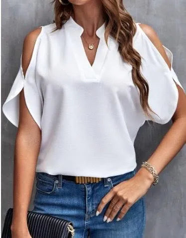 Chique Dames Top met Open Schouders - Visconte