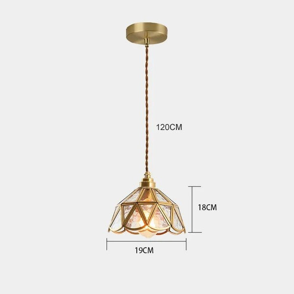 Klassieke Glas In Lood Hanglamp | Vintage Glas In Lood Hanglamp Messing Metaal LED E27 110-240V Levendige Kleuraccenten Tijdloze Vintage Stijl Elegante Afwerking Verlichting 5-10m²