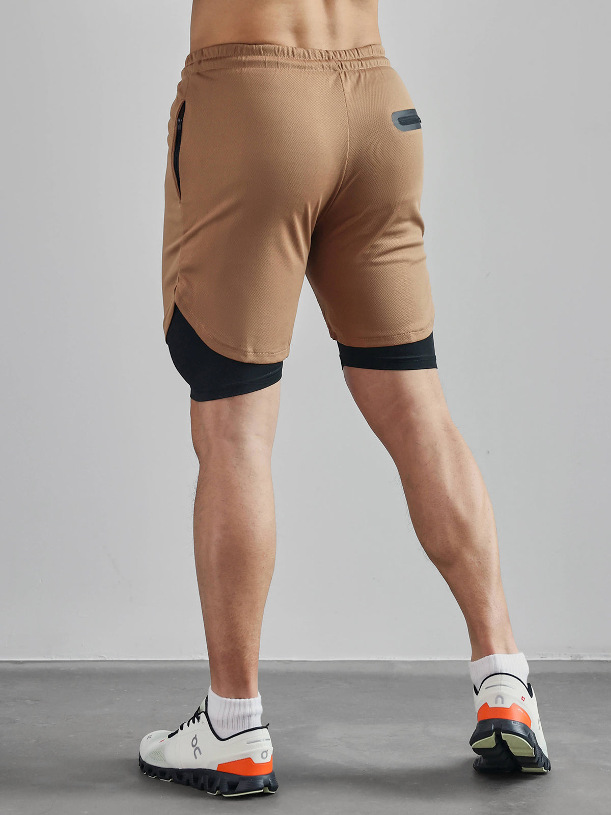 SportFit - 2 in 1 Mesh Korte Broek met Voering