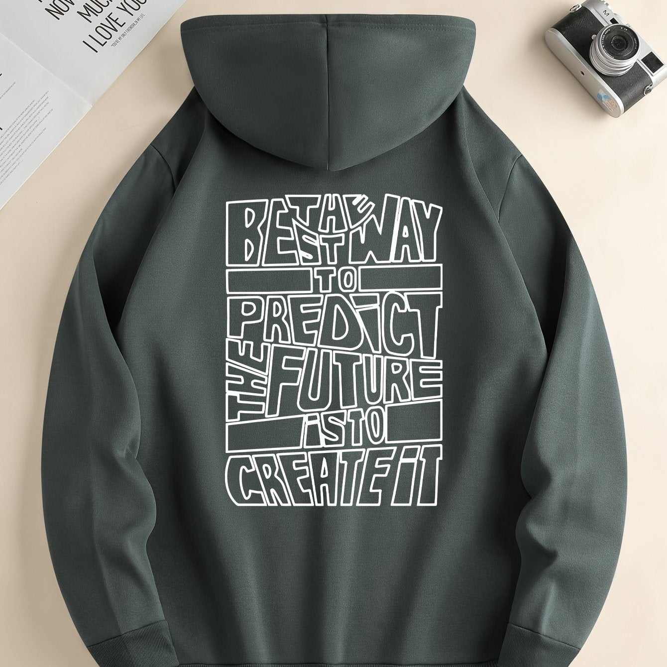 Golf Cross™ | Hoodie met Letterprint Heren | Loose fit | Dagelijks comfort - Kangaroezakken - Ideaal voor alle seizoenen