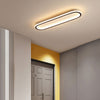 Minimalistisch Elliptische LED Plafondlamp Metaal/Acryl Zwart/Goud/Roségoud