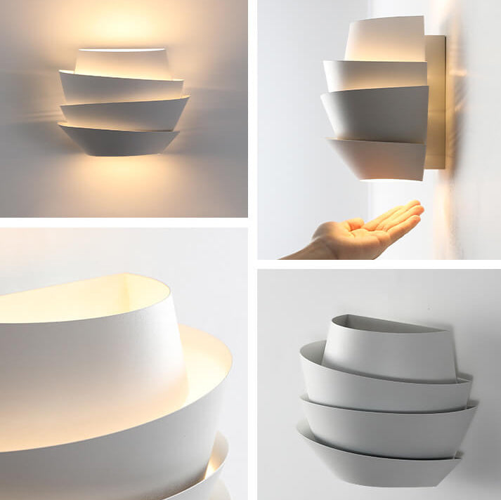 Gelaagde Wandlamp – Stijlvol en Artistiek