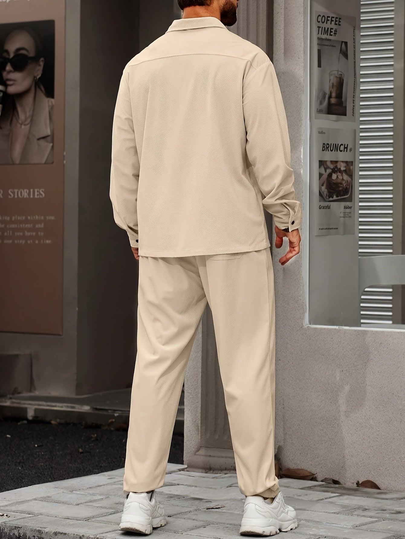 Heren Set met Overhemd en Broek | Urban Minimal Look | Casual Chic