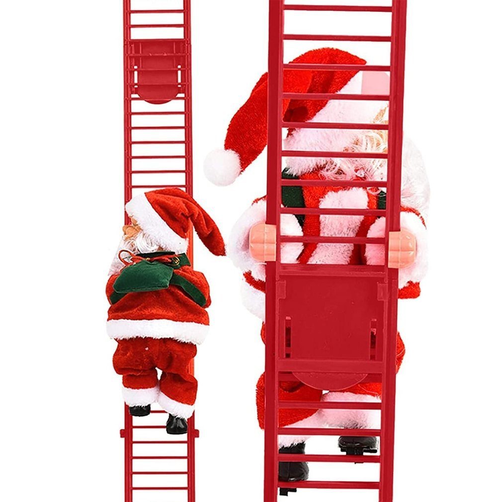 ClimbingSanta Santa Klimmen Muzikale Ladder | Leuk en Festief Decor