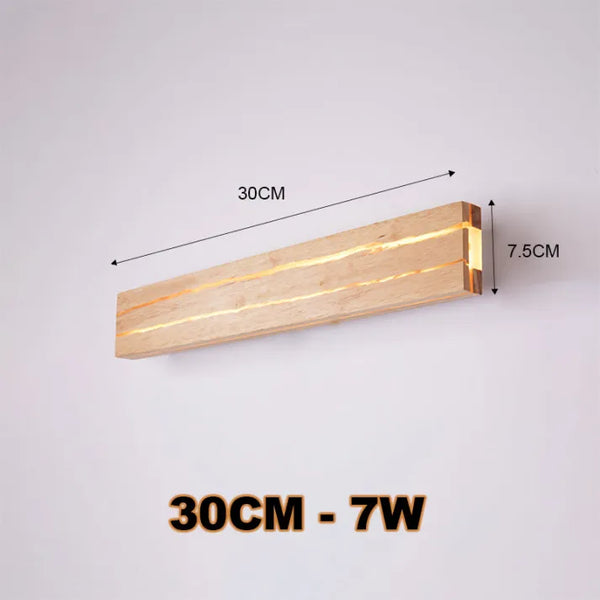 Moderne Wandlamp In de Vorm Van Een Scheur | Unieke Scheurvorm Wandlamp Houtpatroon | Warm Lichteffect | Eigentijds Design | Natuurlijk Accent Wandarmatuur | Geschikt voor Woonkamer, Slaapkamer, Gang