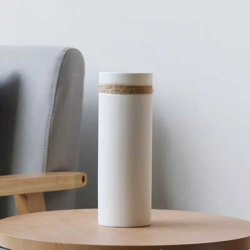 Elegant Vase - Natuurlijke Charme in Jute Vaas