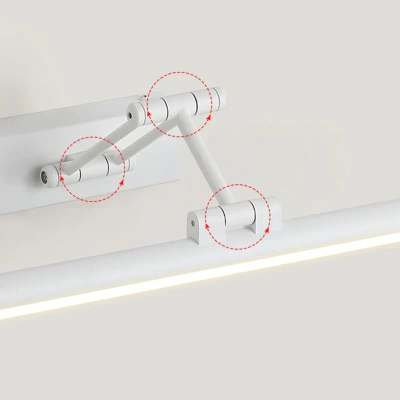 Edge Minimalistische LED Wandlamp Zwart/Wit Binnen Badkamer Metaal