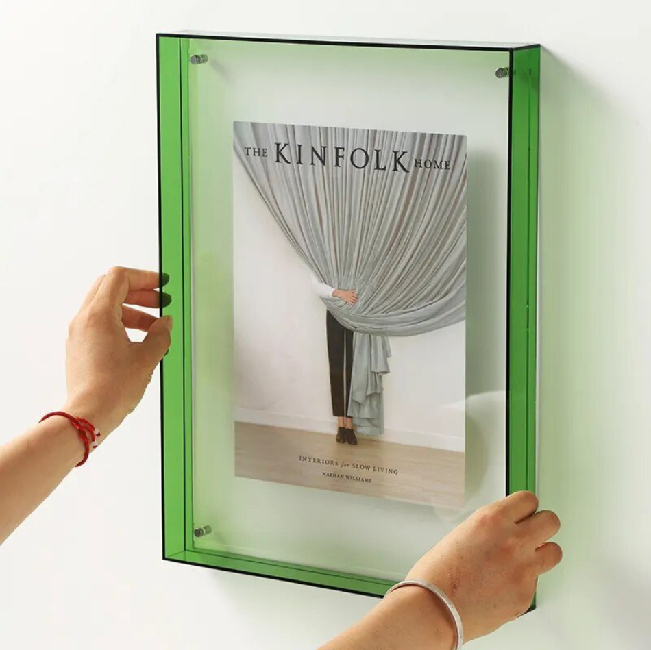 ListingFrame | Decoratief Fotolijstje van Levendig Gekleurd Transparant Acryl