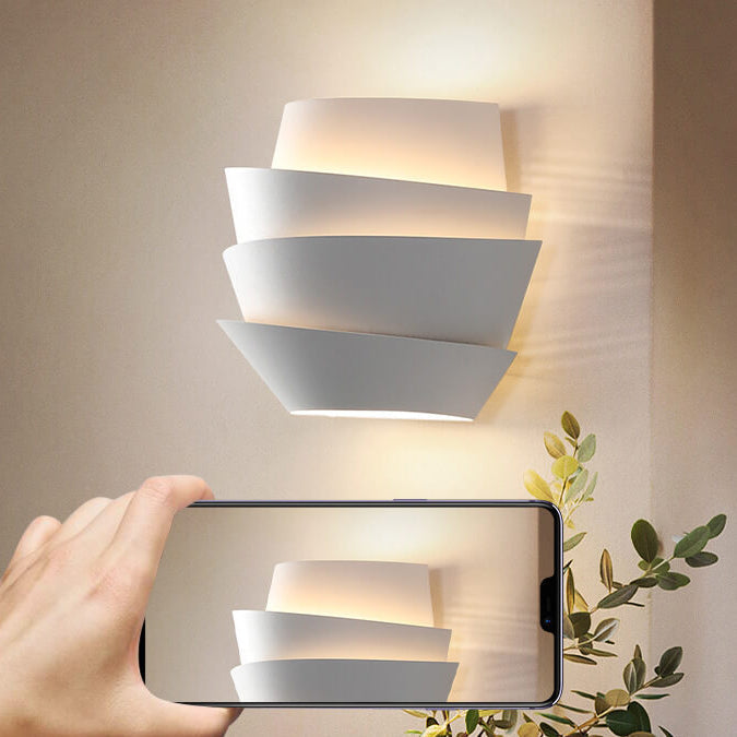 Gelaagde Wandlamp – Stijlvol en Artistiek