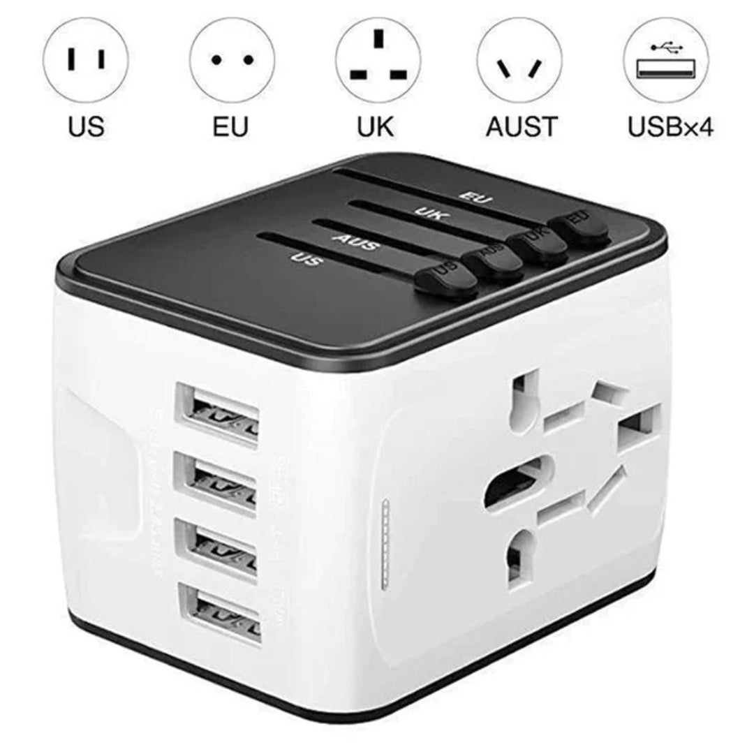 Reisstekker - Universele Reisadapter met USB-C
