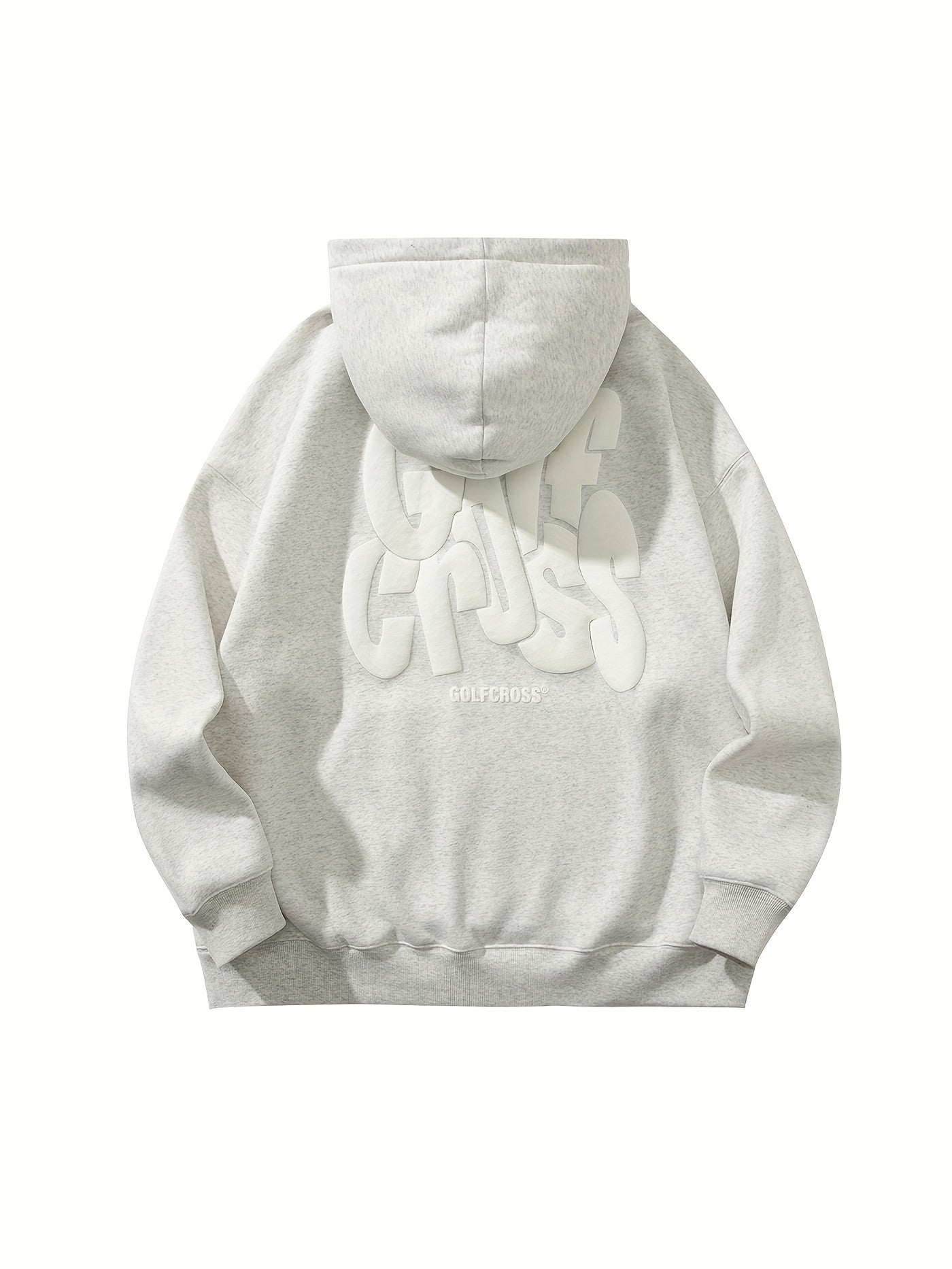 Loose Fit Hoodie met Letters Print Heren | Loose fit | Kangaroezak - Streetstyle design - Duurzaam katoenmix