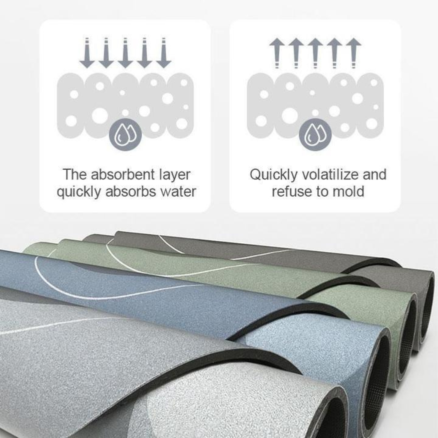 DryFluf | Super Absorberende Comfortabele Badkamermat | Zacht & Sneldrogend