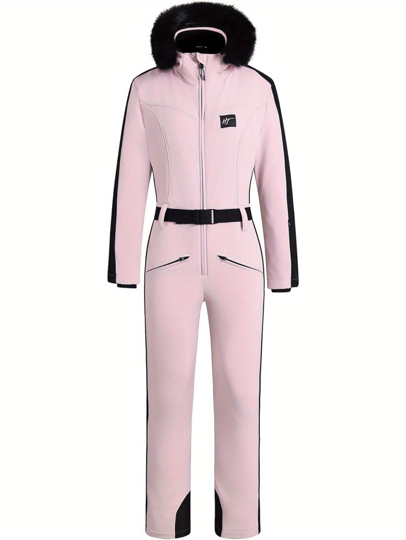 Waterdicht Ski- of Snowboardpak Jumpsuit Dames 439 | Jumpsuit met Warme Voering & Riem Detail - Essential- Nikcky