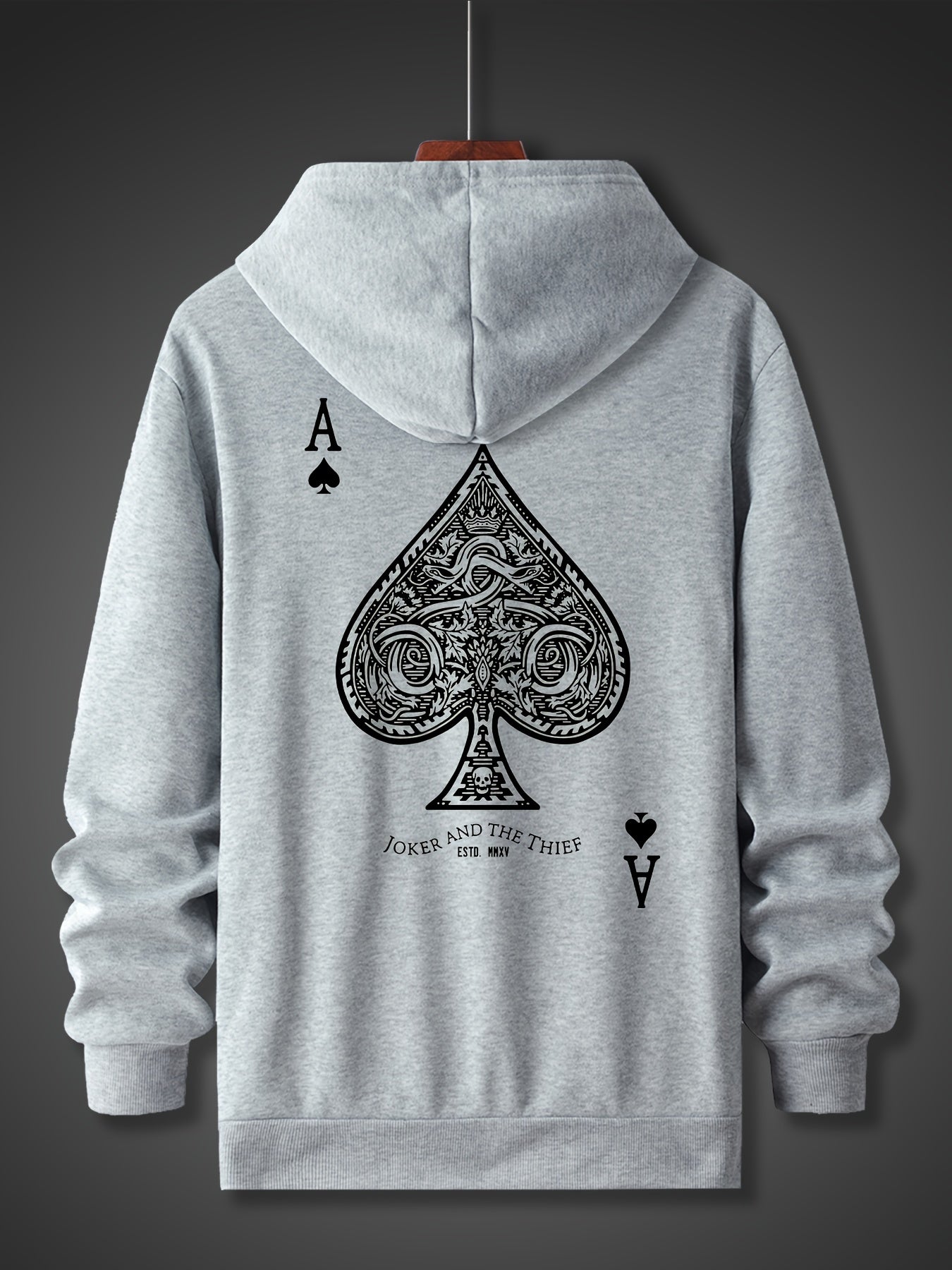 Pullover Hoodie met Geometrisch Design Heren | Regular fit | Polyester stof - Zak met details - Sportief en stijlvol